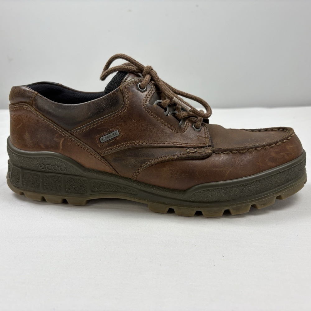 Ecco Track II GTX Gore-Tex Waterproof Low-Top Hikers Brown EU 44 US 10.5 EUC
